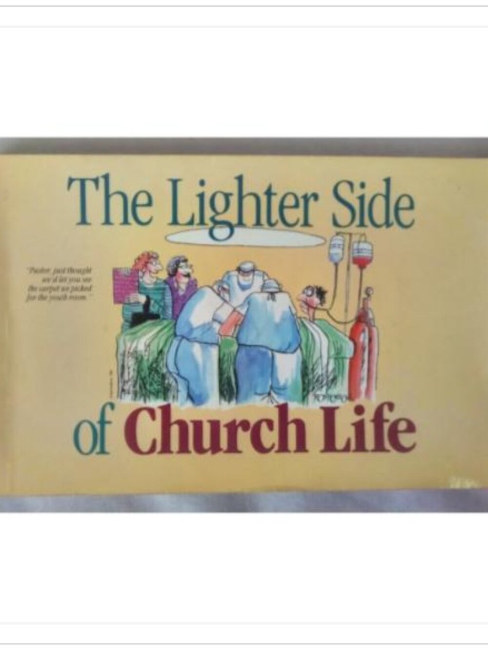 The Lighter Side of Church Life 1988 Book Vintage Novel Read Classic